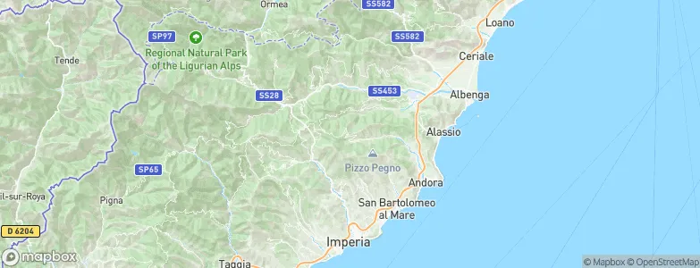Testico, Italy Map