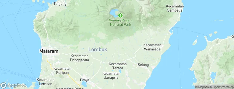 Tetebatu, Indonesia Map