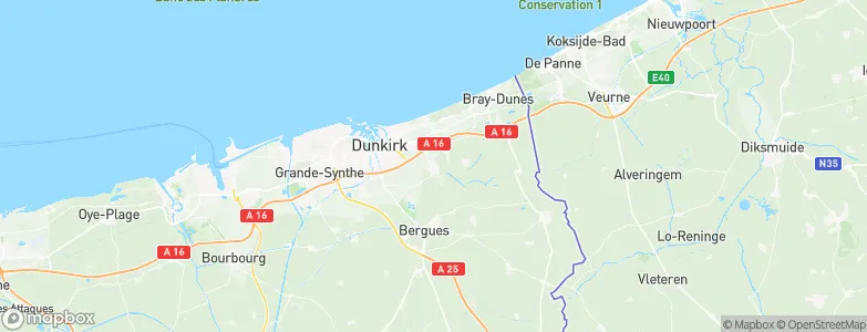 Téteghem, France Map