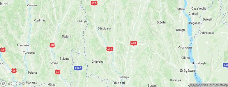 Tetoiu, Romania Map