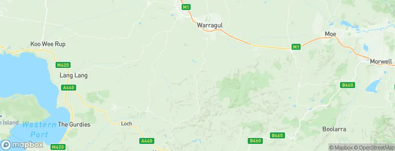 Tetoora Road, Australia Map