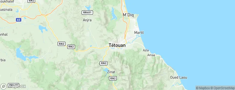 Tétouan, Morocco Map
