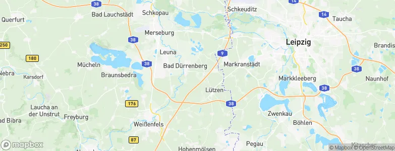 Teuditz, Germany Map