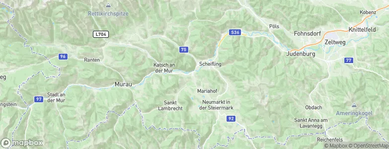 Teufenbach, Austria Map
