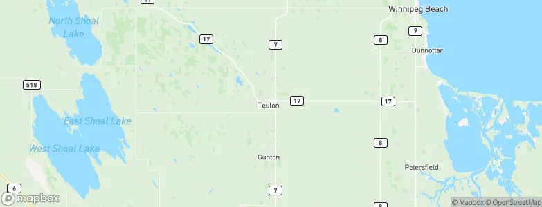 Teulon, Canada Map