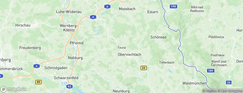 Teunz, Germany Map