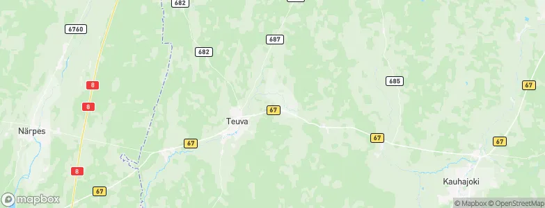 Teuva, Finland Map