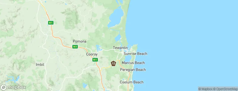Tewantin, Australia Map