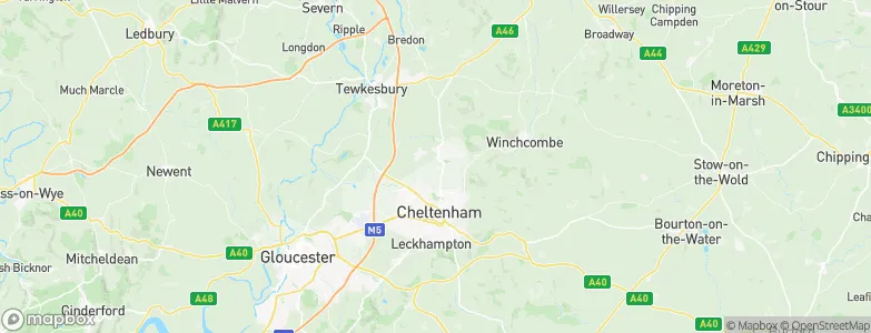 Tewkesbury, United Kingdom Map