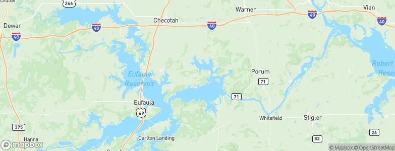 Texanna, United States Map