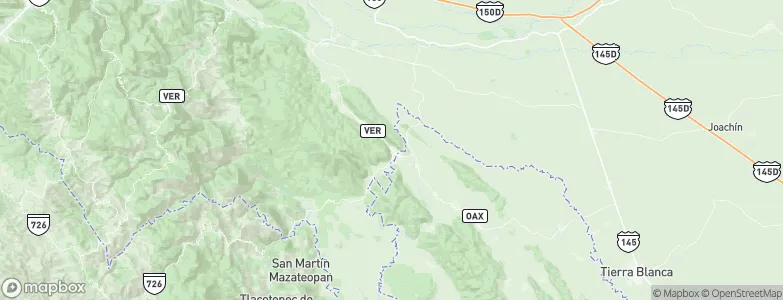 Tezonapa, Mexico Map