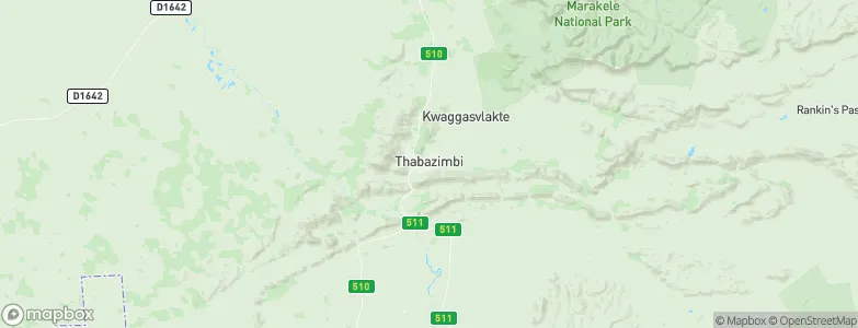 Thabazimbi, South Africa Map