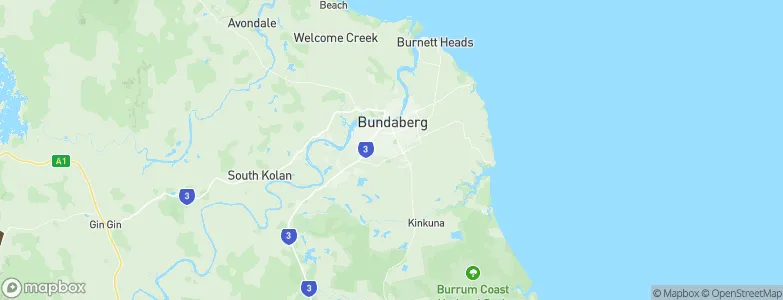 Thabeban, Australia Map