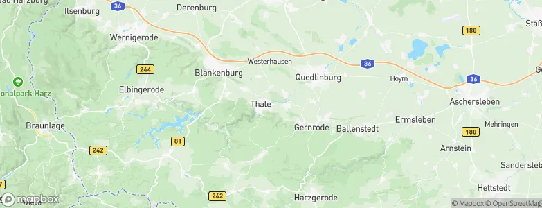 Thale, Germany Map