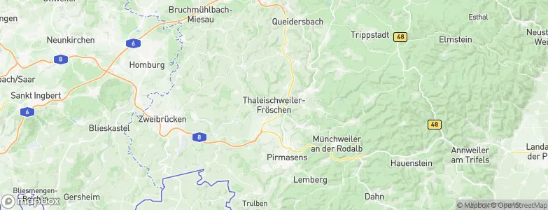 Thaleischweiler-Fröschen, Germany Map