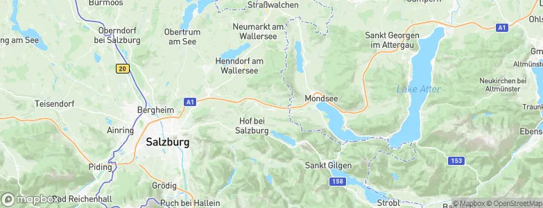 Thalgau, Austria Map