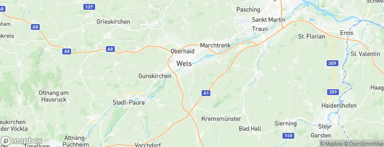 Thalheim bei Wels, Austria Map