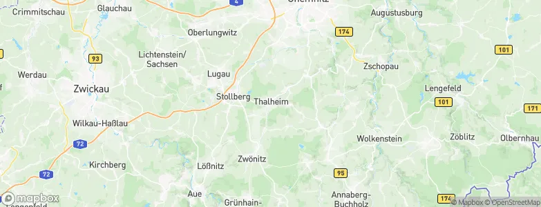 Thalheim, Germany Map