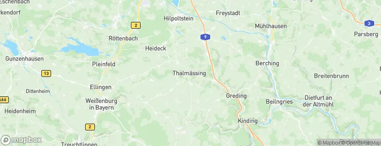 Thalmässing, Germany Map