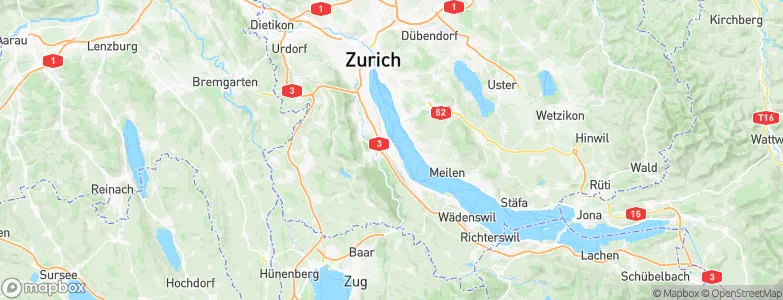 Thalwil / Dorfkern, Switzerland Map