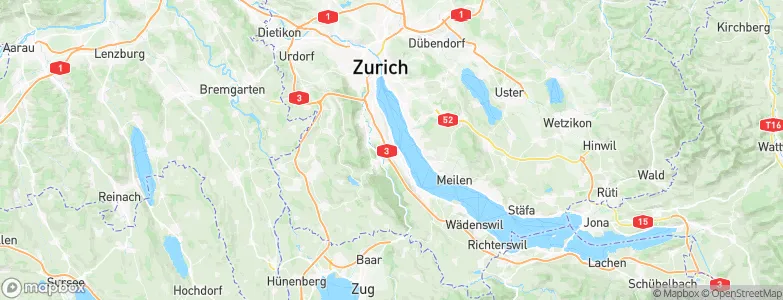 Thalwil / Nord, Switzerland Map