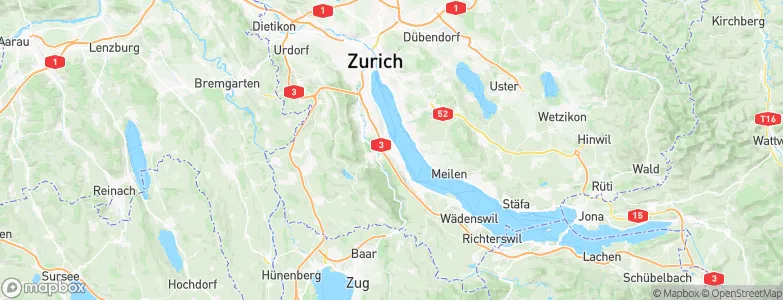 Thalwil, Switzerland Map