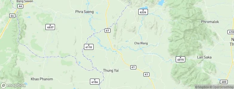 Tham Phannara, Thailand Map