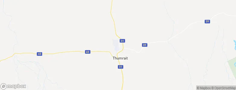 Thamarīt, Oman Map