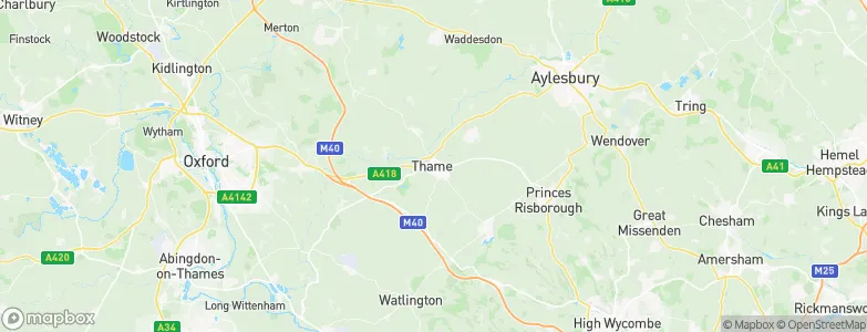Thame, United Kingdom Map