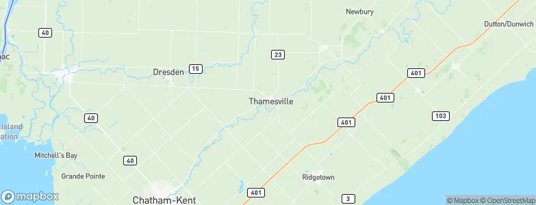 Thamesville, Canada Map