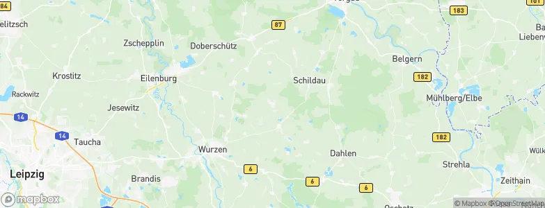 Thammenhain, Germany Map