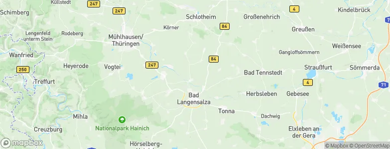 Thamsbrück, Germany Map