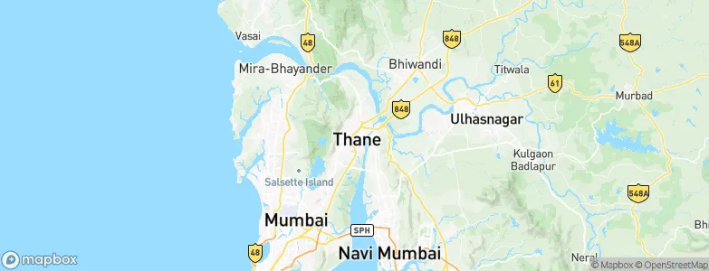 Thāne, India Map