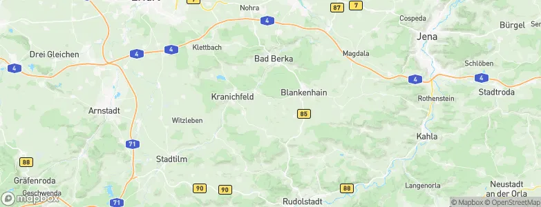 Thangelstedt, Germany Map