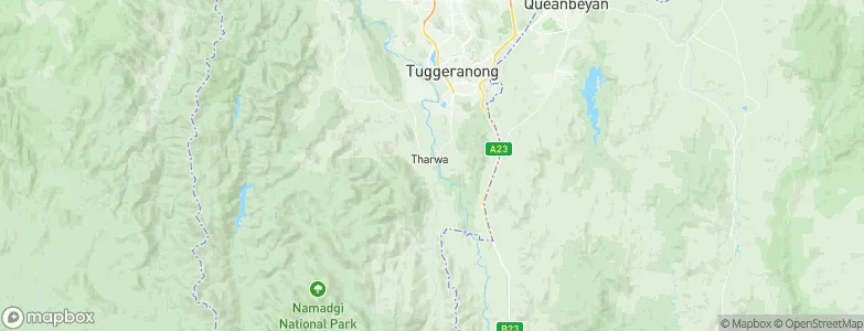 Tharwa, Australia Map