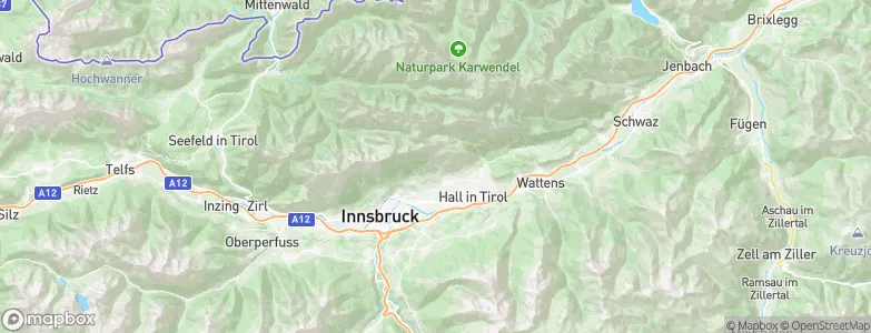 Thaur, Austria Map