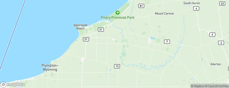 Thedford, Canada Map