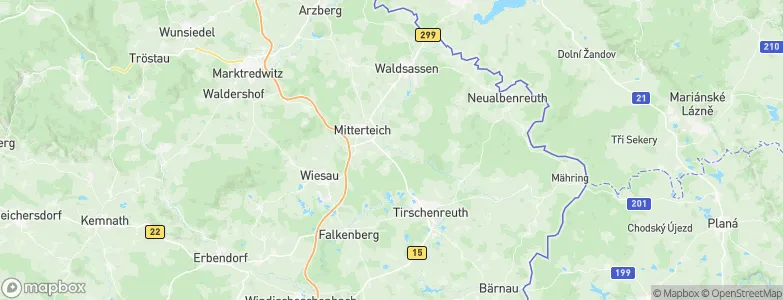 Themenreuth, Germany Map