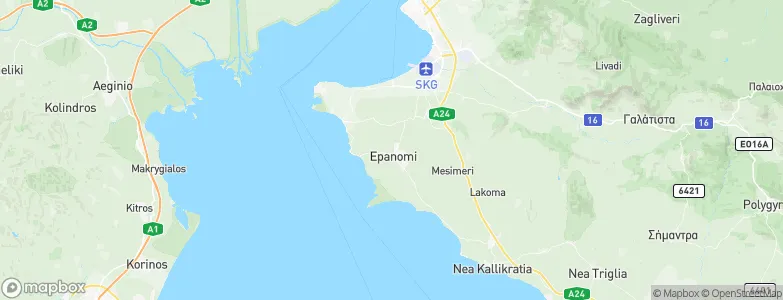 Thermaikos, Greece Map