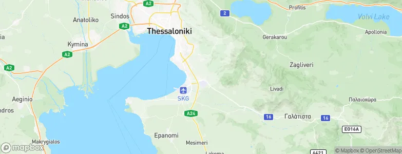 Thérmi, Greece Map