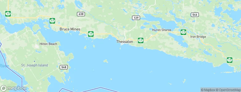 Thessalon, Canada Map