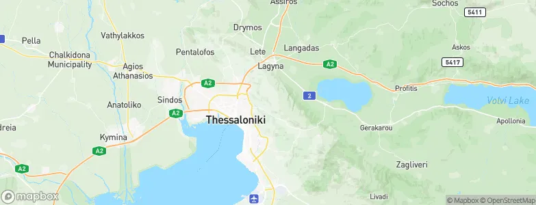 Thessaloniki, Greece Map