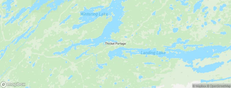 Thicket Portage, Canada Map