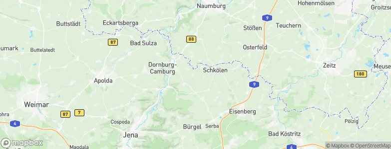 Thierschneck, Germany Map