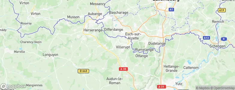 Thil, France Map