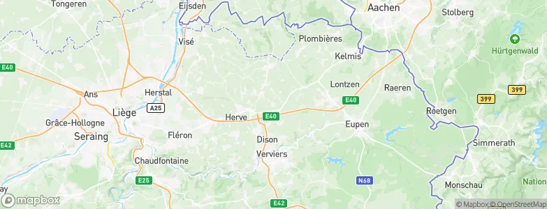 Thimister-Clermont, Belgium Map