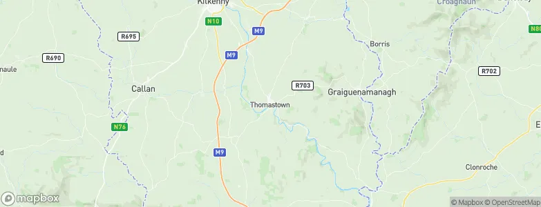 Thomastown, Ireland Map