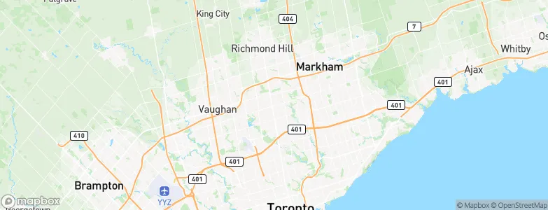 Thornhill, Canada Map