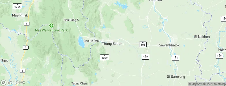 Thung Saliam, Thailand Map