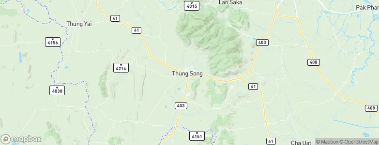 Thung Song, Thailand Map